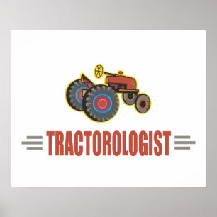 Póster Tractor divertido