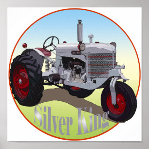 Póster Tractor Silver King