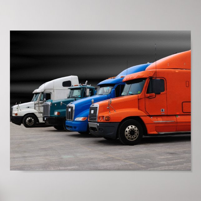 Póster Tractor Trailers (Frente)