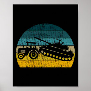 Póster Tractor Ucraniano Apoya Ucrania Mantente Con Ucran