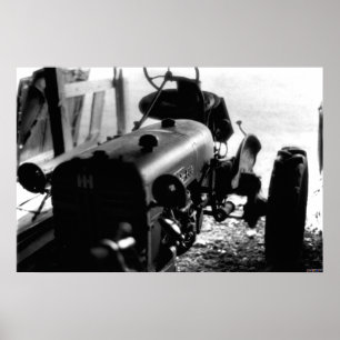 Póster Tractor Viejo
