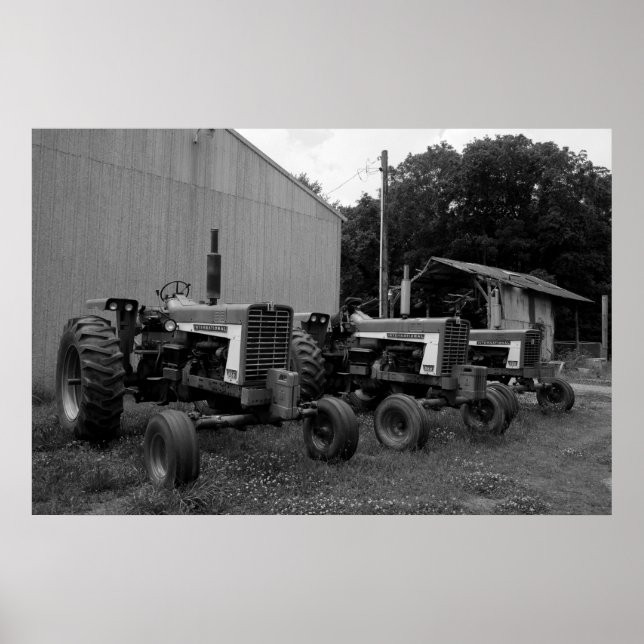 Póster Tractores de cosecha (Frente)