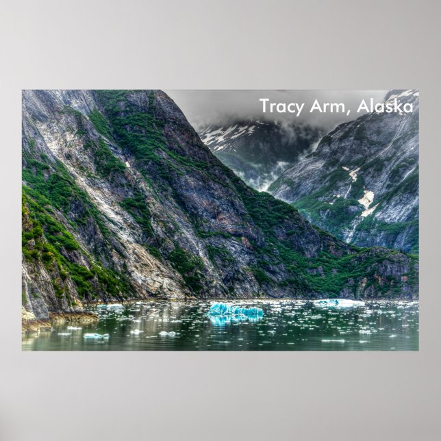 Póster Tracy Arm, Alaska (Frente)