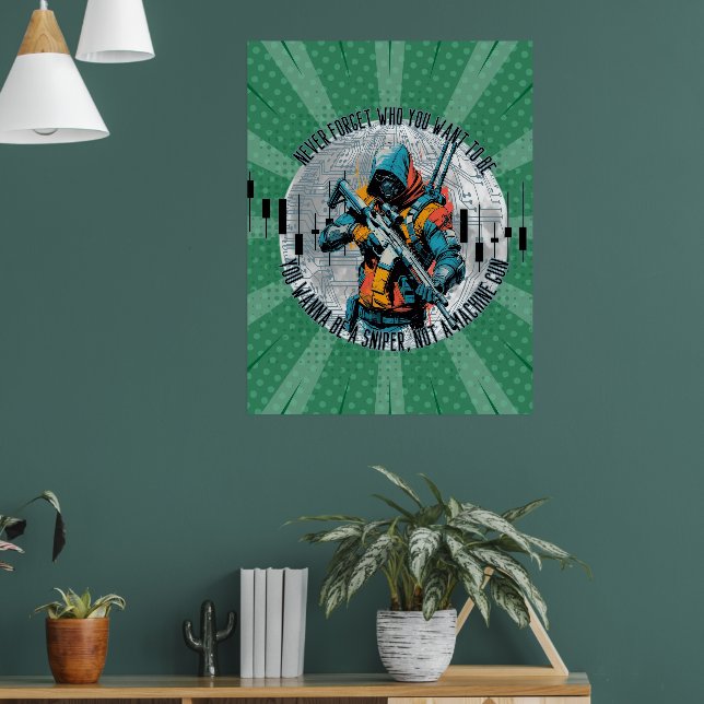 Póster Trade Motivation | Cyberpunk Sniper | Fantasy  (Salón 1)