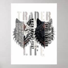 Póster Trader life | Wolf | Both sides