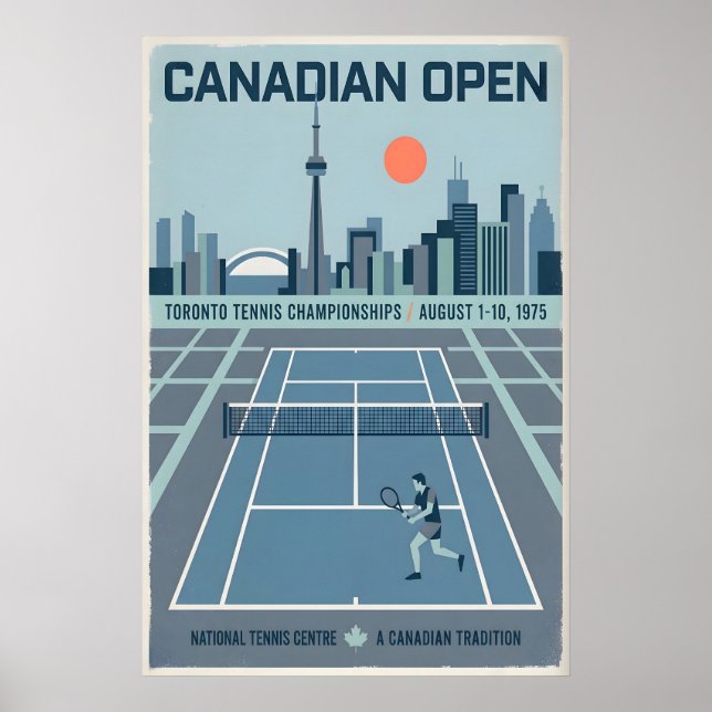Póster Tradición de Tenis de Toronto (Frente)