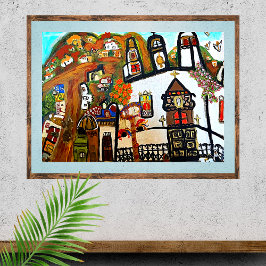 Póster Tradiciones de la Iglesia Blanca de Ciudad de Méxi