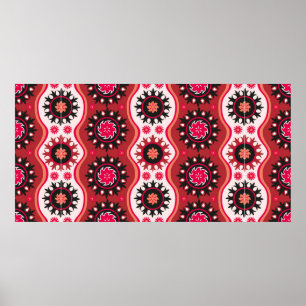Póster Traditional seamless oriental ornament