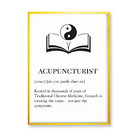 Póster Traditional TCM Wall Art for Acupuncturist