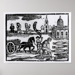Póster Trae a tu muerto, la gran plaga de 1665