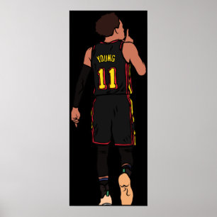 Póster Trae Young Silences The Garden