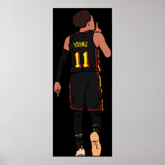 Póster Trae Young Silences The Garden