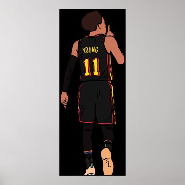 Póster Trae Young Silences The Garden (Frente)