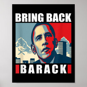 Póster Traer De Vuelta Barack Obama S Para Hombres Camisa