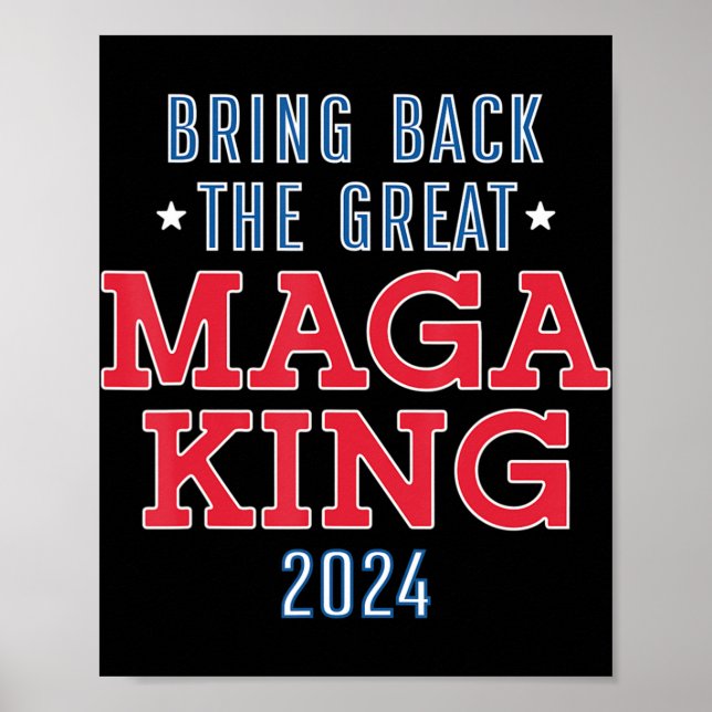 Póster Traer de vuelta la gran diversión del rey de Maga  (Frente)