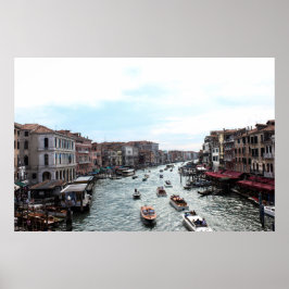Póster Traffic in Venice