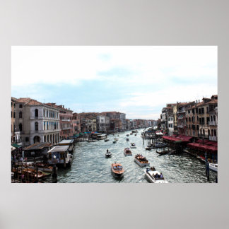 Póster Traffic in Venice