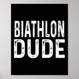 Póster Tráfico de relevo de la Pursuit de la Biathlon
