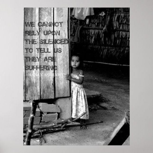 Póster Tráfico humano: silenciado (Frente)