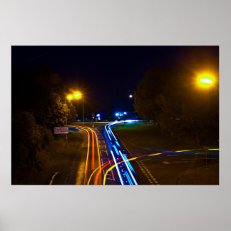 Póster Tráfico Streaky