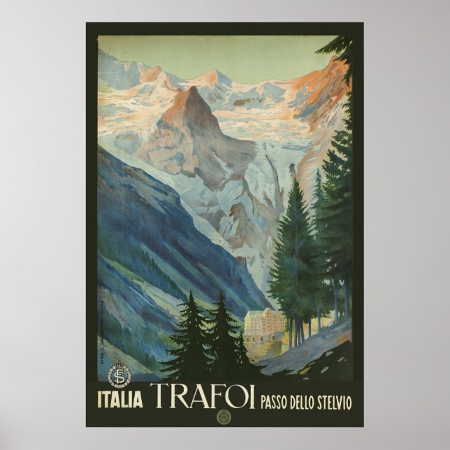 Póster Trafoi Passo dello Stelvio (Frente)