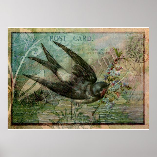 Póster Tragar con flores (Frente)