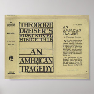 Póster Tragedia americana (1926)