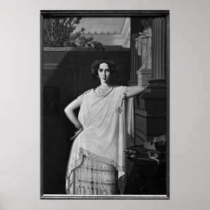 Póster Tragedy or, Portrait of Rachel, c.1854