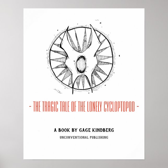 Póster Trágica historia del solitario Poster del ciclopto (Frente)