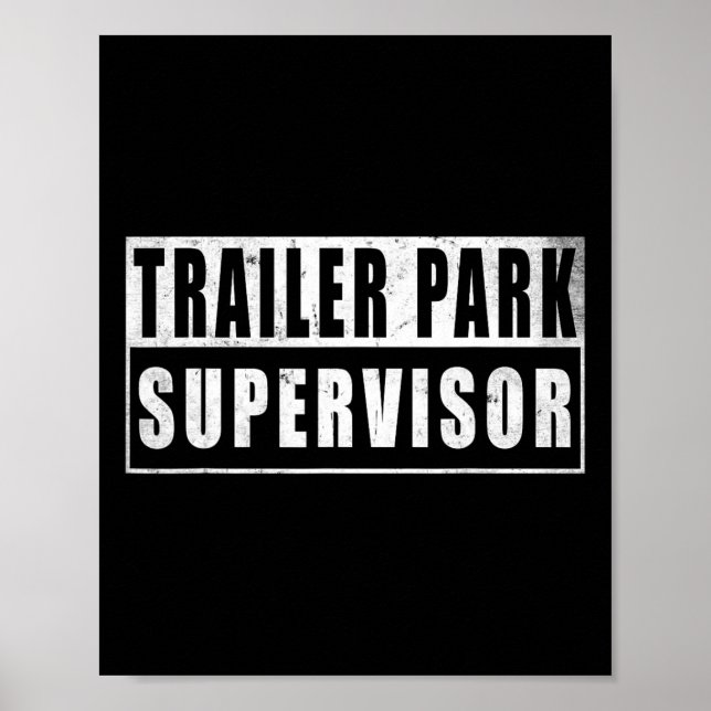Póster Trailer Park Supervisor Funny Vintage  (Frente)