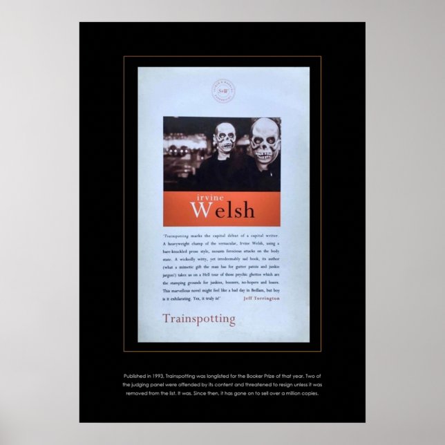 Póster Trainspotting by Irvine Welsh cover of original co (Frente)