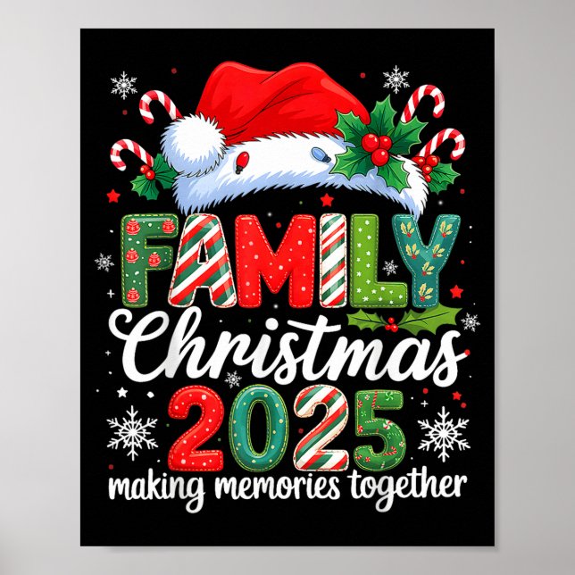 Póster Traje a juego para Navidad familiar 2025 Squad de  (Frente)