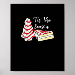 Póster Traje de árbol de Navidad de la temporada divertid