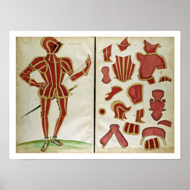 Póster Traje de armas para el Conde de Leicester de `An (Frente)