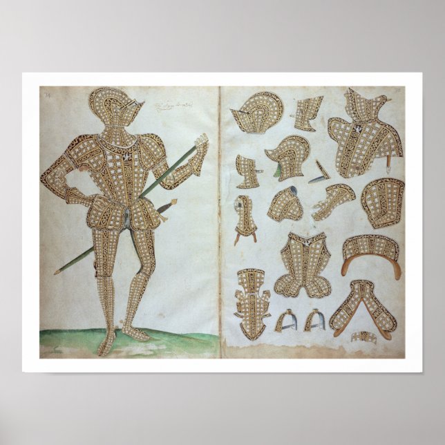 Póster Traje de armas para Sir Henry Lee, de 'An Elizabe (Frente)