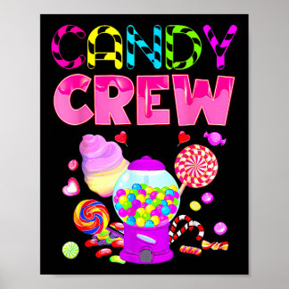 Póster Traje De Candy Crew Mujeres Caramelo Tierra Niños 