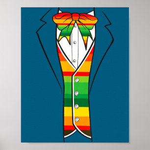 Póster Traje de charro cinco de mayo mexicano mariachi