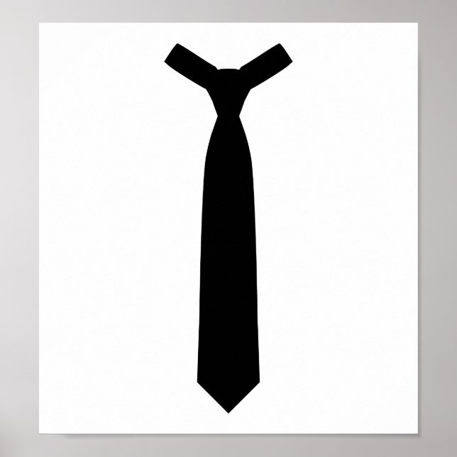 Póster Traje de corbata negro (Frente)