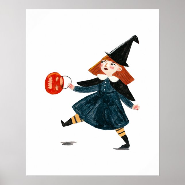 Póster Traje de disfraces para niños de Halloween y desfi (Frente)