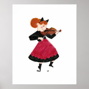 Póster Traje de disfraces para niños de Halloween y desfi