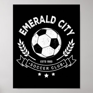 Póster Traje de fútbol Ciudad Esmeralda Mago De Oz