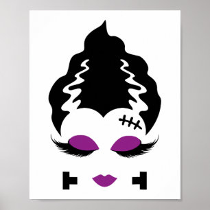 Póster Traje de Halloween de la Novia del Monstruo de Fra