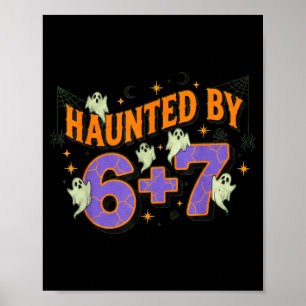 Póster Traje de Halloween del meme 67 atormentado por 6-7