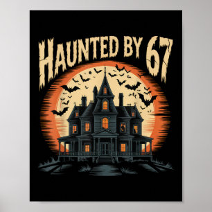Póster Traje de Halloween embrujado del meme 67 _1
