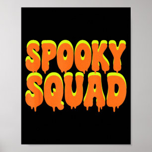 Póster Traje de Halloween para familia a juego Spooky Squ