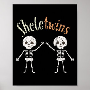 Póster Traje de Halloween para gemelos de Toddler niña ni