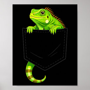 Póster Traje de iguana reptil lagarto halloween hombres n