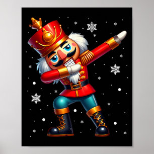 Póster Traje de Navidad de Cascanueces haciendo Dabbing a