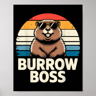 Póster Traje del Día de la Marmota de Punxy Phils 2 de fe