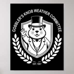 Póster Traje del Día de la Marmota de Punxy Phils 2 de fe